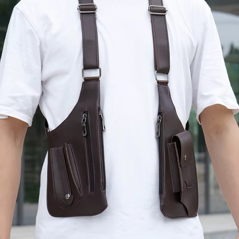 Chest Hanging Vest Bag Zipper