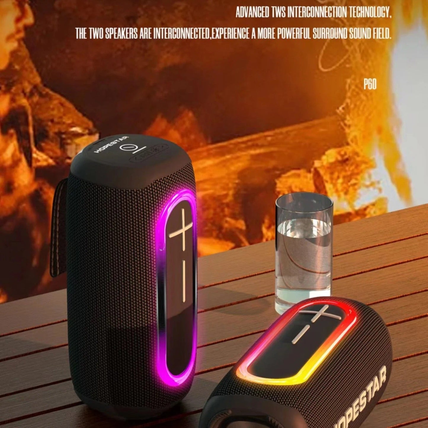 Hopestar - Portable Bluetooth Speaker Trendy zone