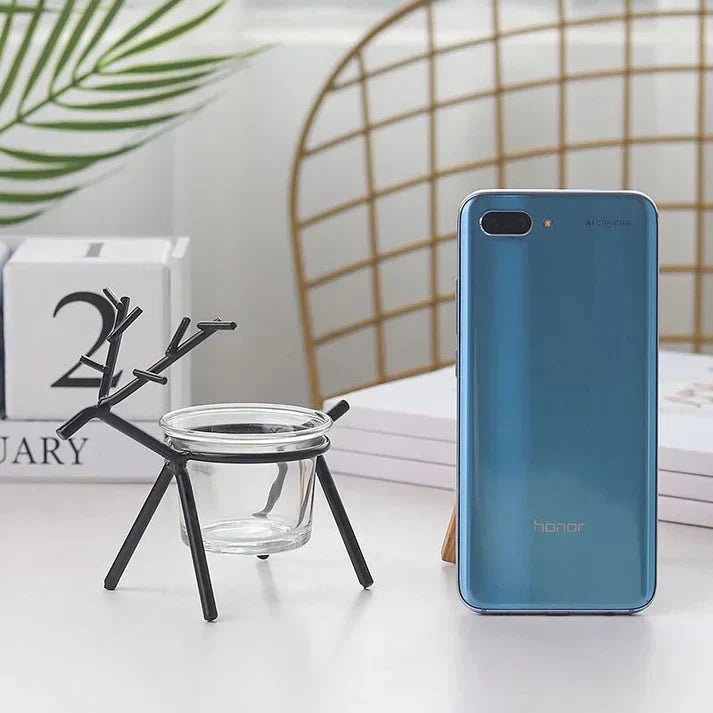 Wrought Iron Fawn Candle Holder UAE